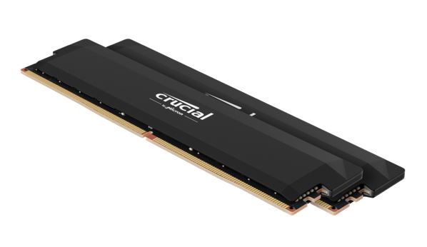 Crucial Pro 64GB (2x32GB) DDR5 UDIMM 6000MHz CL40 Black Heat Spreader Support Intel XMP AMD Ryzen Desktop PC Gaming Memory Crucial Pro 64GB (2x32GB) DDR5 UDIMM 6000MHz CL40 Black Heat Spreader Support Intel XMP AMD Ryzen Desktop PC Gaming Memory